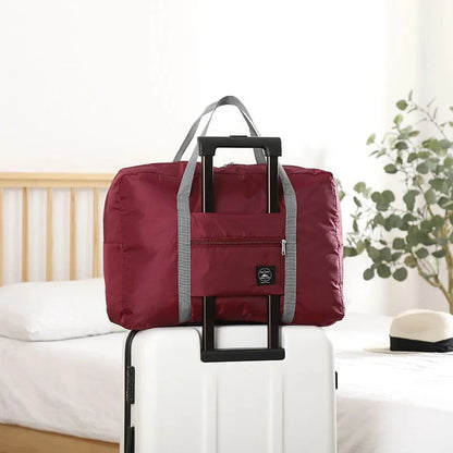 Foldable Travel Duffel Bag for Airlines Carry on Bag for Women and Girls Lightweight Large Capacity Sports Weekend Trip Overnigh Beauty World Shop