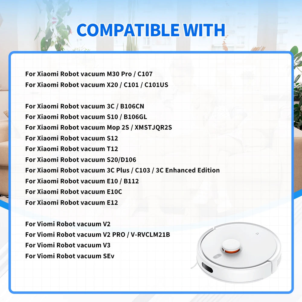 For Xiaomi Side Brush 3C Plus S20 D106 E10C E12 E10 B112 C103 Sweeping Robot Vacuum Cleaner Triangle Side Brush Spare Parts Beauty World Shop