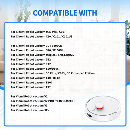 For Xiaomi Side Brush 3C Plus S20 D106 E10C E12 E10 B112 C103 Sweeping Robot Vacuum Cleaner Triangle Side Brush Spare Parts Beauty World Shop