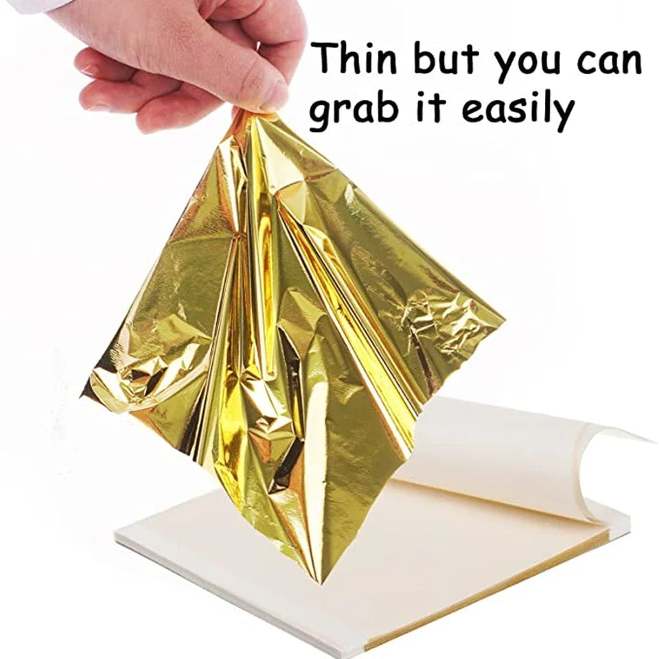 Gold and Silver Artificial Paper Cake Dessert Decoration Crafts 100 Pieces Beauty World Shop
