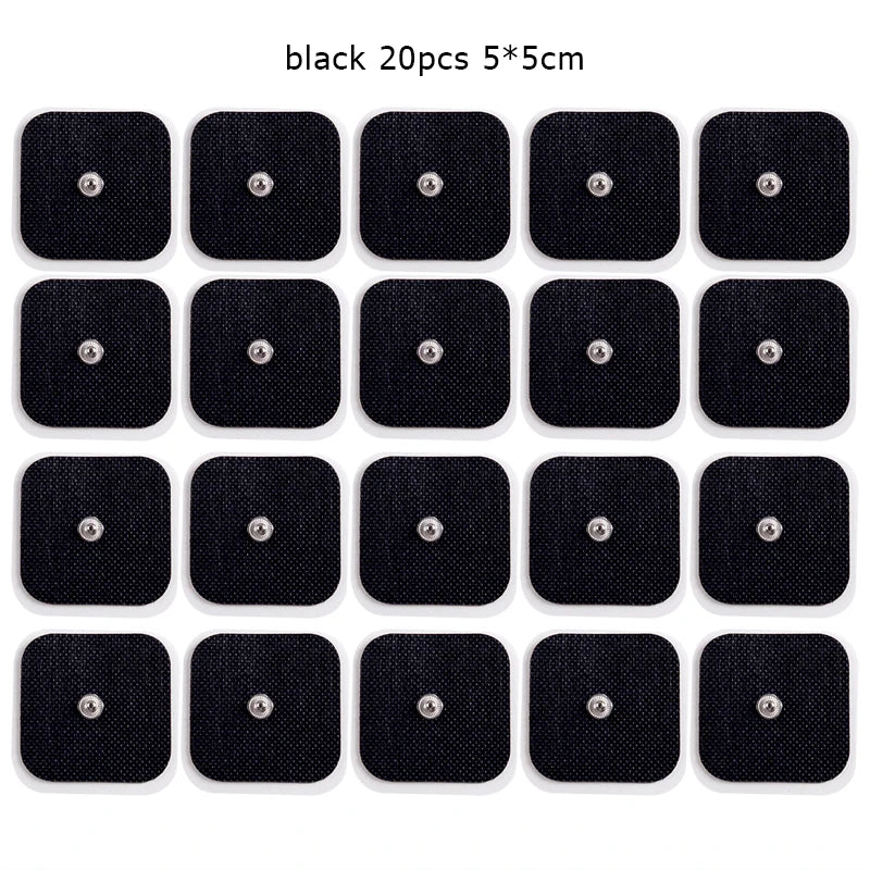 5*5cm  Unit Replacement Pads Non-woven Self Adhesive for  Patches Digital Machine Massager Body Massager Sticker Beauty World Shop