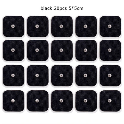 5*5cm  Unit Replacement Pads Non-woven Self Adhesive for  Patches Digital Machine Massager Body Massager Sticker Beauty World Shop