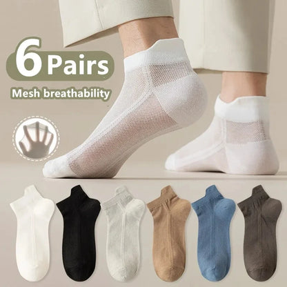 1pairs Men's Fashion Cotton Breathable Comfortable Ankle Socks, Men's Summer Socks Beauty World Shop