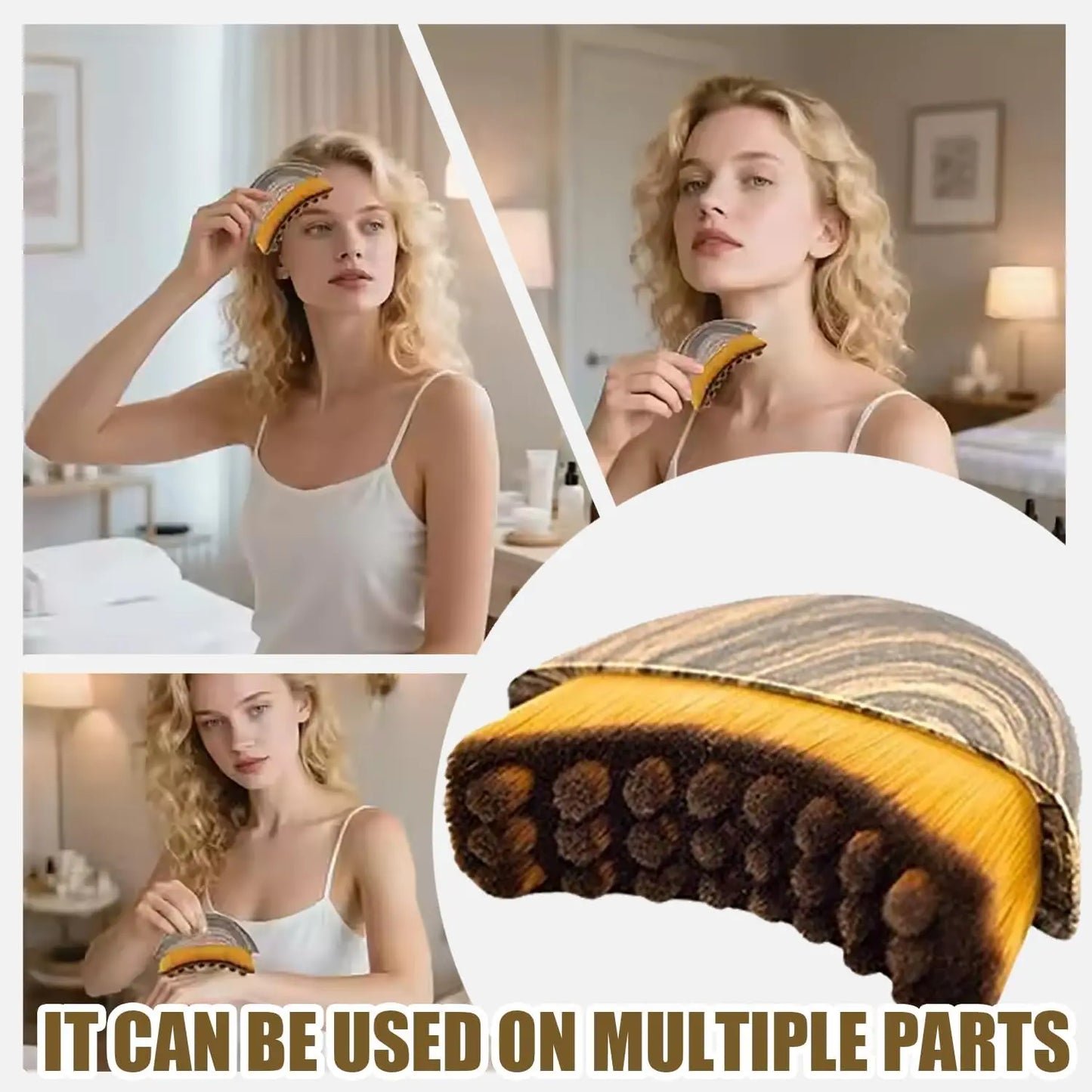 Lymphatic Contour Face Brush,Chin &Jawline Sculpting,Drainage Massager for Face,Ergonomically Designed to Fit The Skin Precisely Beauty World Shop