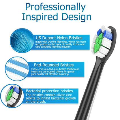 2-20 Pack Replacement Toothbrush Heads Compatible with Philips Sonicare Electric Toothbrush Heads 4100 6500 6100 7500 5300 1100 Beauty World Shop