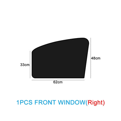 Magnetic Car Sunshade UV Protection Curtains Sun Shield Cover Double Sides Auto Window Sun shade Protector Cover Diy Accessories Beauty World Shop
