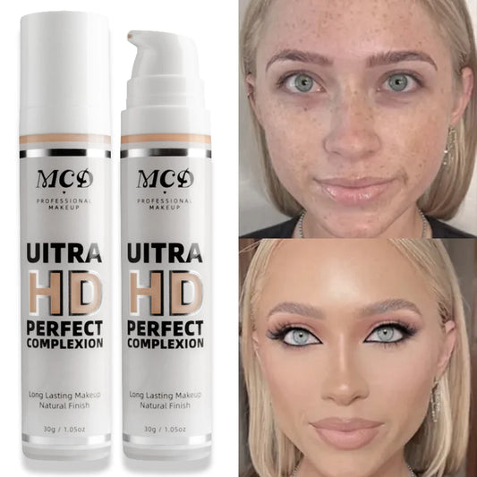 9 Shade Full Coverage Concealer Liquid Foundation  makeup high coverage  Base makeup  cushion Foundation cream  Natural Matte Beauty World Shop
