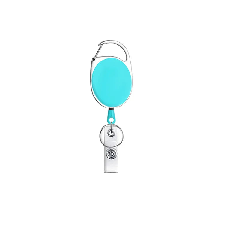 1 Pcs Aluminum Alloy Card Cover Case Bank Business Work Card Holder with ABS Retractable Badge Reel Credit ID Card Badge Bag Beauty World Shop