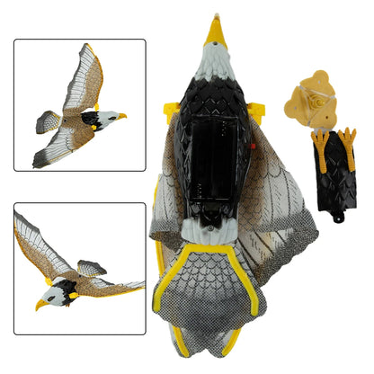 Hanging Eagle Bird Deterrent, Flying Owl Repellent Scarer Emulation Flying Hawk Bird Garden Scarecrow Yard Outdoor Pest Control Beauty World Shop