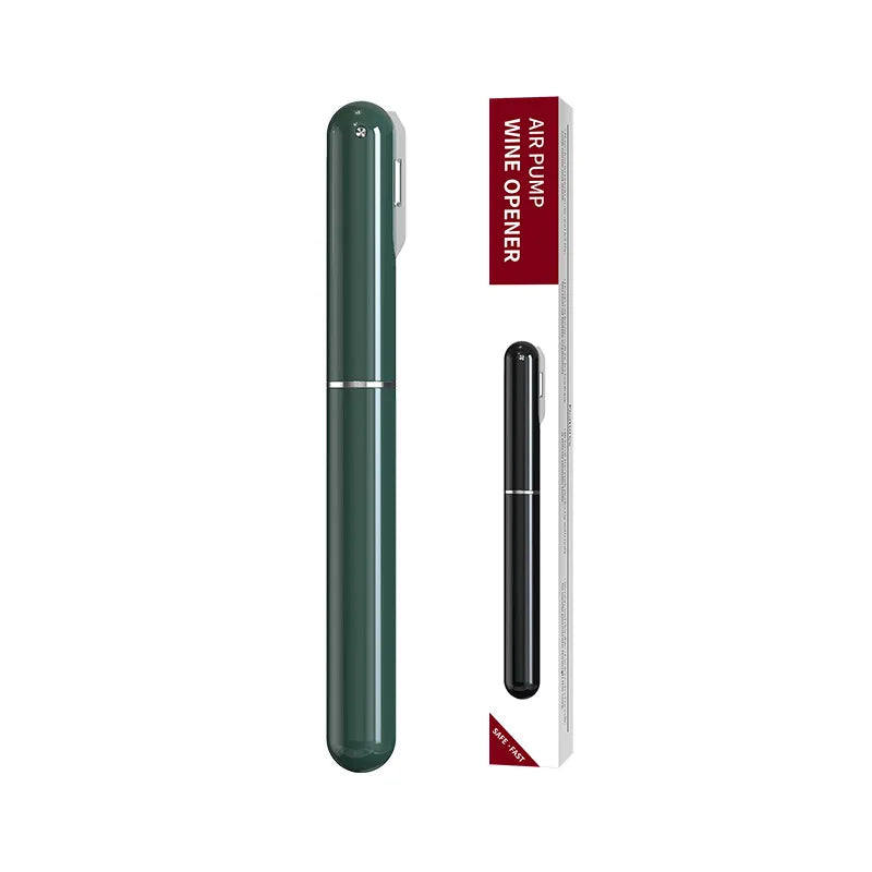 Portable Handheld 2-in-1 Air Pressure Wine Opener with Air Pump And Cork Remover Foil Cutter Compact Desktop Cicerone for Party Beauty World Shop