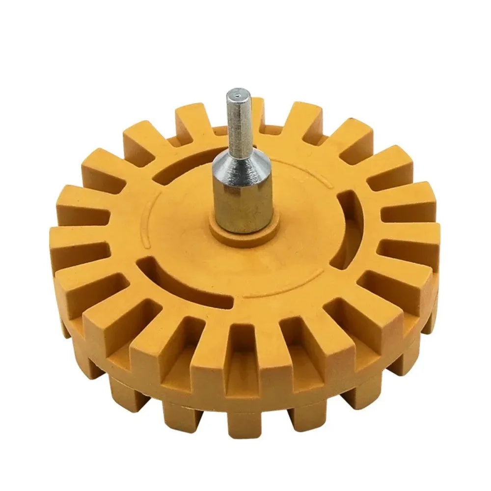 100mm 4 Inch Car Eraser Wheel Smooth Power Drill Adapter Decal Removal Paint Repair Rubber Effective Practical Quick Pinstripe Beauty Trend Shop