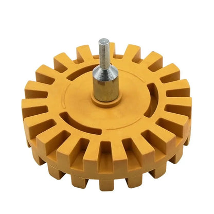 100mm 4 Inch Car Eraser Wheel Smooth Power Drill Adapter Decal Removal Paint Repair Rubber Effective Practical Quick Pinstripe Beauty Trend Shop