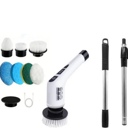 HOMEFISH Cordless Spin Scrubber Electric Cleaning Brush for Bathroom Kitchen Toilet Multipurpose Household Cleaning Tool Beauty World Shop