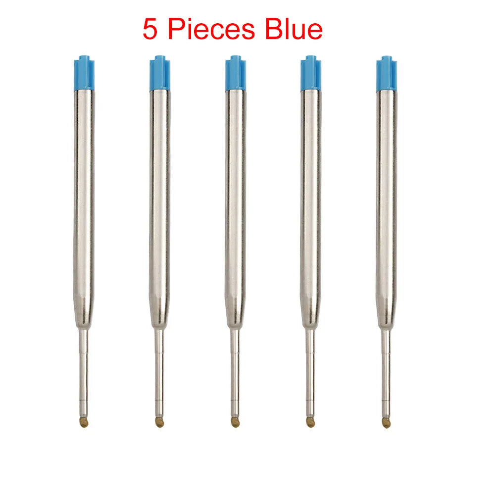 98mm1.0mm Ballpoint Pen Refills For Parker Pens Medium Point Blue Red Black Ink Rods For Writing Office Stationery Beauty World Shop
