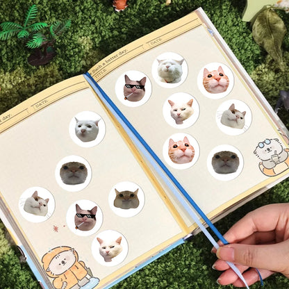 100pcs/500pcs Cartoon Meme Cat Stickers For School Reward Stickers Classroom Decor Encouragement Sticker For Student Teacher Beauty World Shop