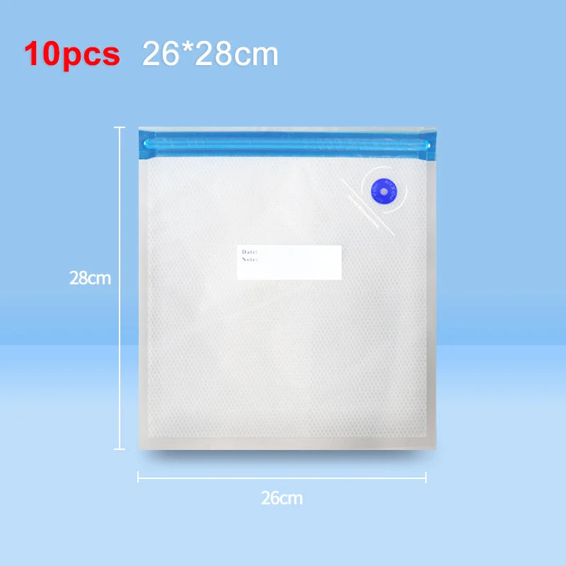 Vacuum Sealer Pump Electric Air Pump Rechargeable Automatic Sealing Machine with Reusable Vacuum Sealer Bags Food Packaging Bag Beauty World Shop