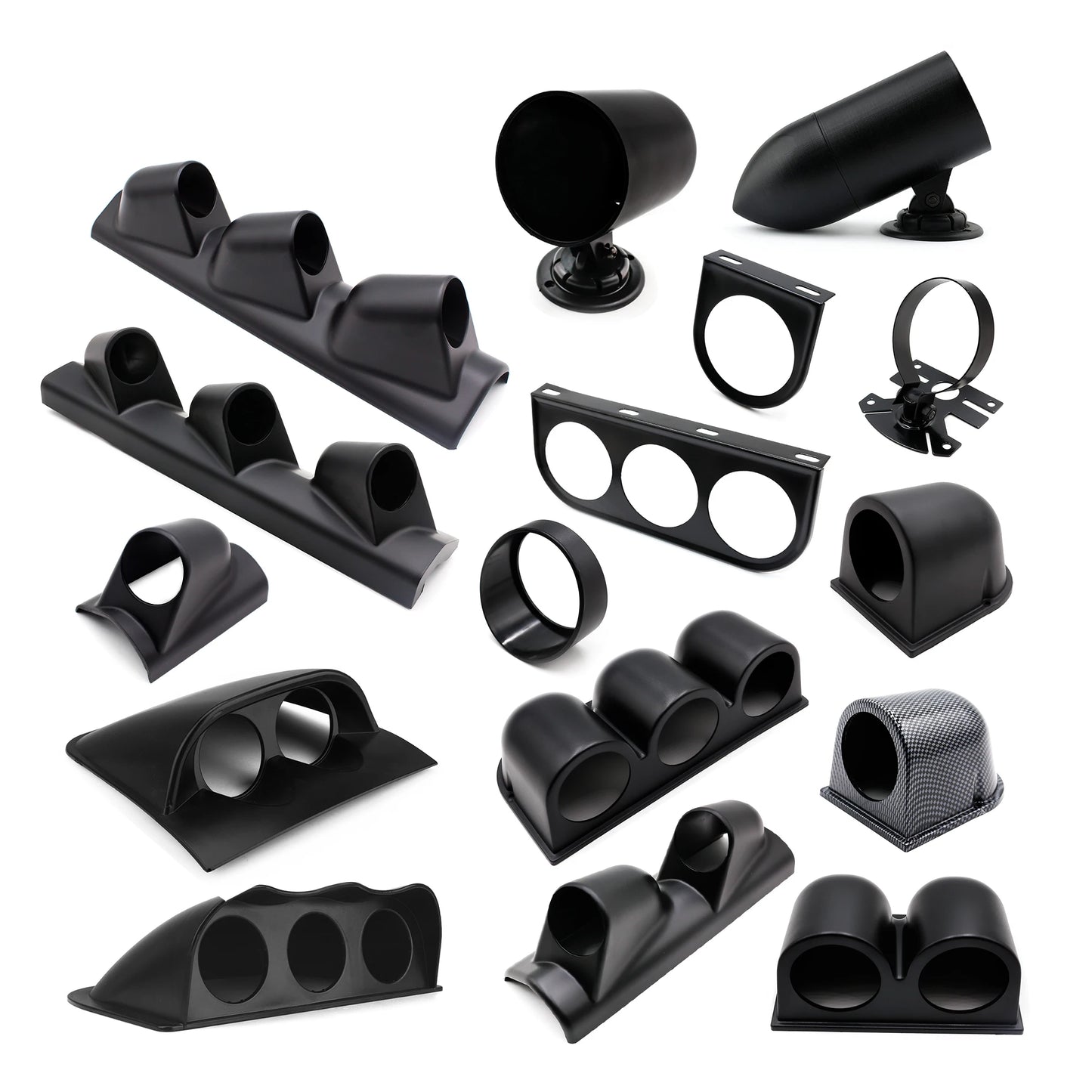 Universal 2INCH Car auto Gauge Holder 52mm manometer support Car Gauge Pod for Left Right Drive Car for 2 Inch 52mm Gauges Beauty World Shop