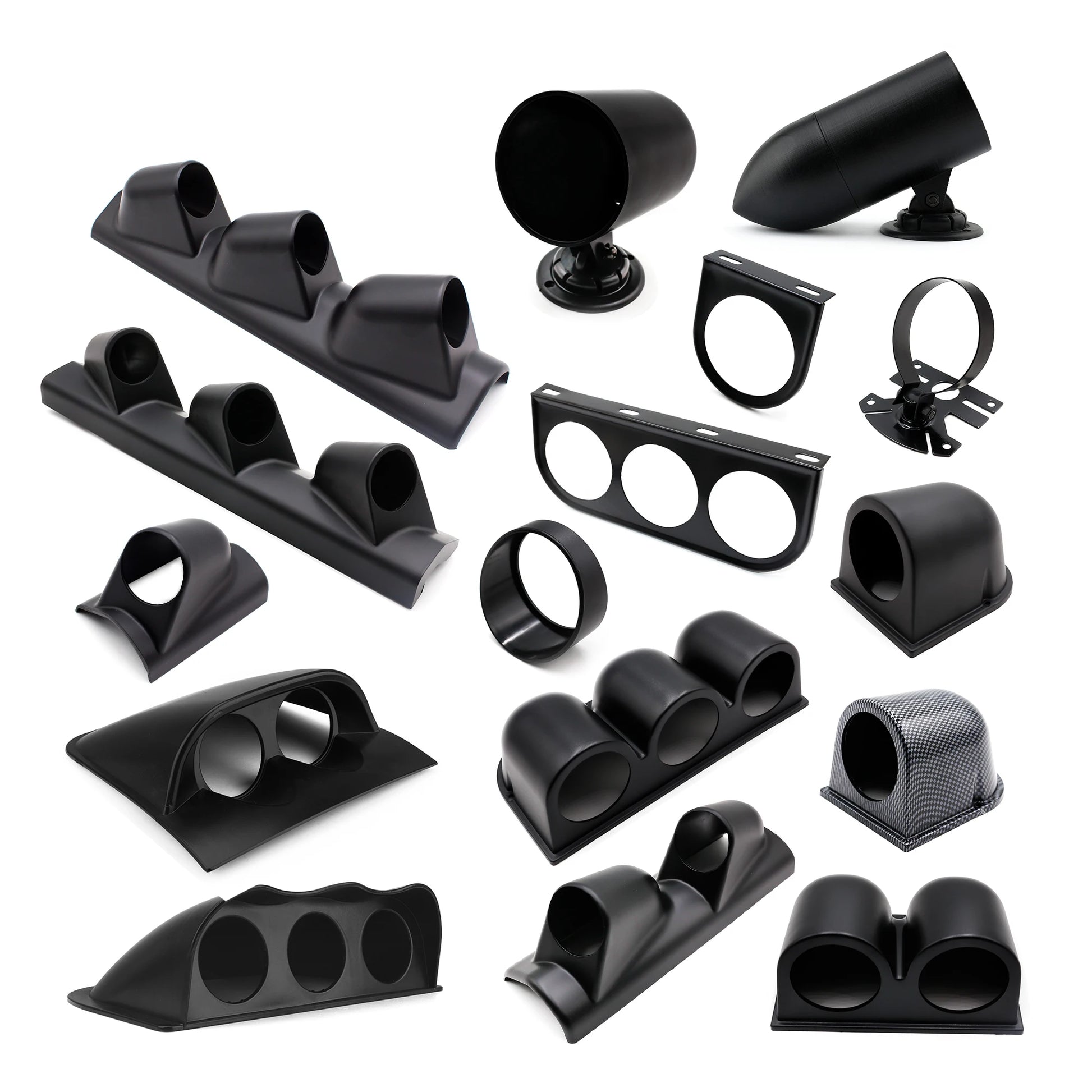 Universal 2INCH Car auto Gauge Holder 52mm manometer support Car Gauge Pod for Left Right Drive Car for 2 Inch 52mm Gauges Beauty World Shop