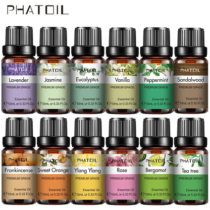 10ml Lavender Essential Oils Pure Natural for Diffuser humidifier Aromatherapy Jasmine Vanilla Aroma Oil DIY Candle Soap Beauty World Shop