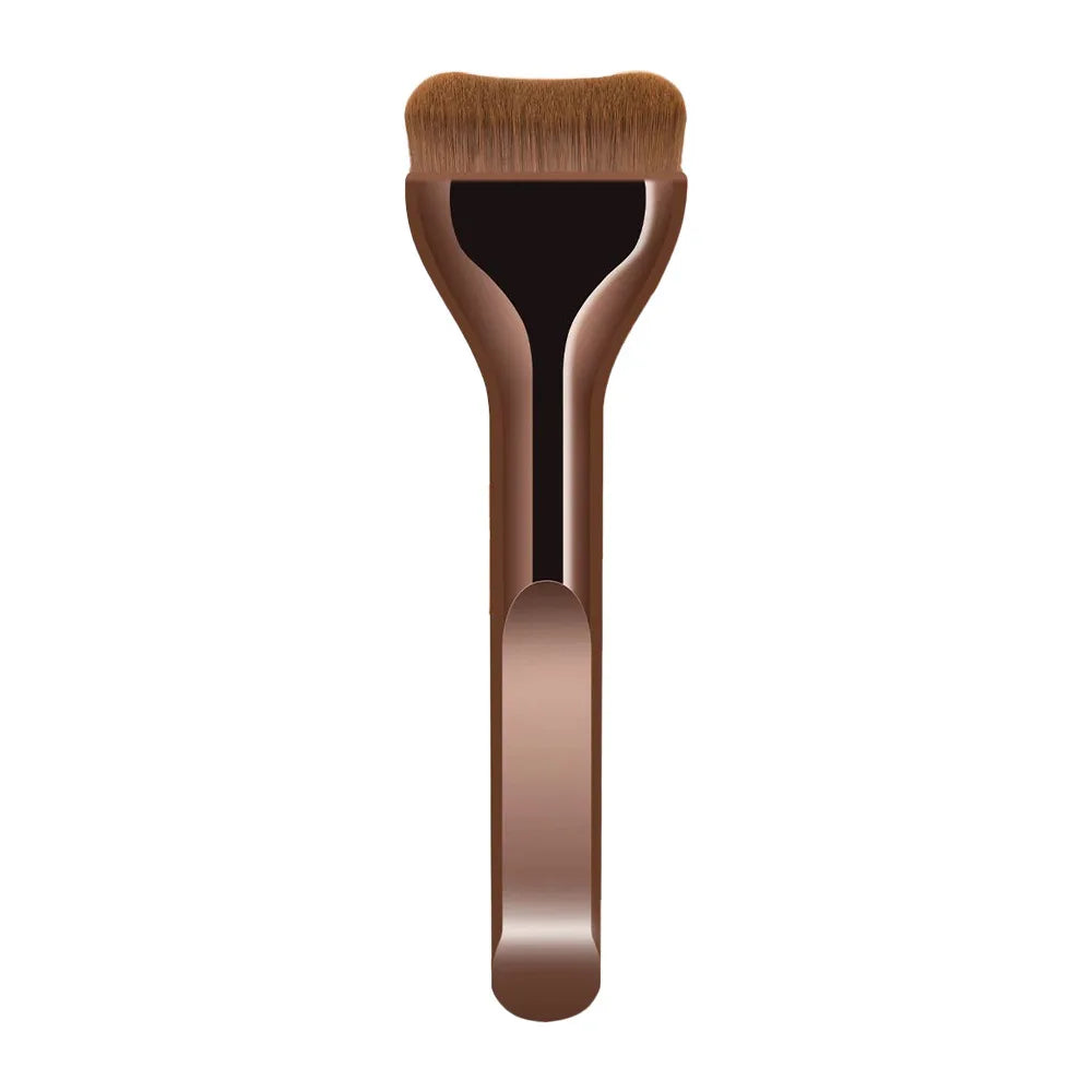 New 2Pcs Professional Foundation Makeup Brushes Soft Dense Hair for Blending Liquid, Cream Flawless Powder Makeup Beauty Tools Beauty World Shop