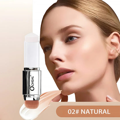 O'CHEAL Temperature Changing Foundation Stick Facial Coverage Blemishes Pores Double-Headed Face Matte Makeup Foundation Cream Beauty World Shop