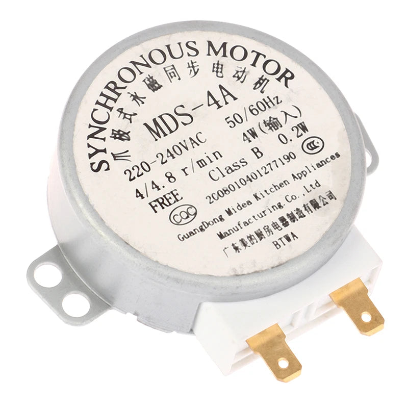 MDS-4A 220V Micro Turntable Synchronous Tray Motor Microwave Oven Accessories Core Coupling Clutch Beauty World Shop