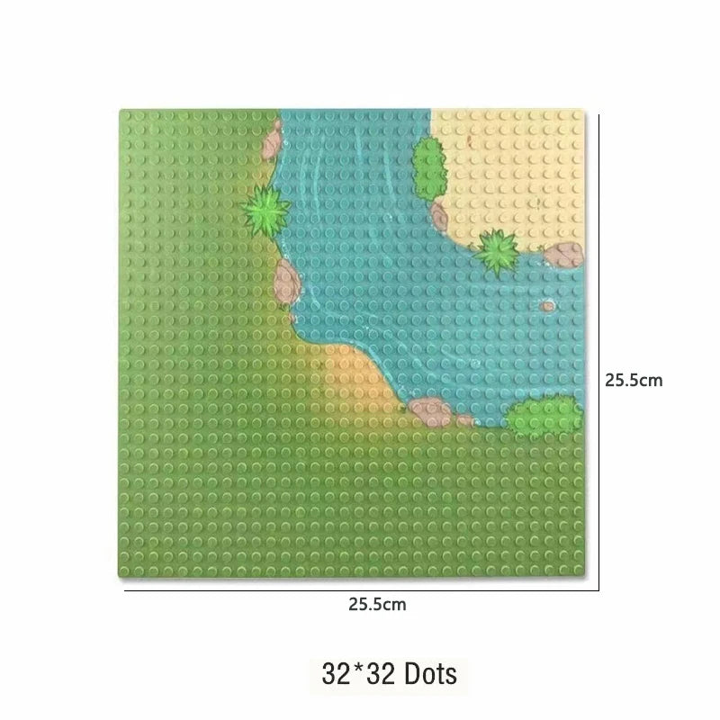 Classic Base Plates 32x32x16x16 Dots MOC DIY Plastic Bricks Baseplates City Dimensions Building Blocks Figures Construction Toys Beauty Fashion