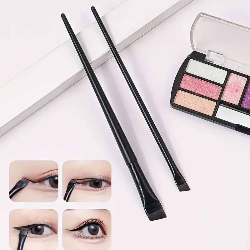 2PCS blade eyeliner brush superfine eye contour makeup brush fine eyeliner Beauty World Shop