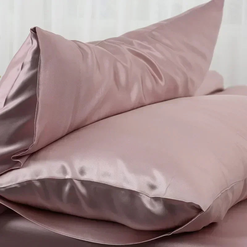 100% Natural Mulberry Silk Pillow Case Real Silk Protect Hair Skin Pillowcase Any Size Customized Bedding Pillow Cases Cover Beauty World Shop
