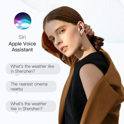 E6S Wireless Bluetooth Earphones TWS Bluetooth Headset Wireless Earbuds Noise Cancelling Earphones with Microphone Headphones Beauty World Shop