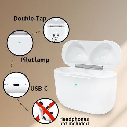 Replacement Charging Case for AirPods 4 - Compatible with Original Earbuds, Functions Like Genuine Case, For Authentic AirPods 4