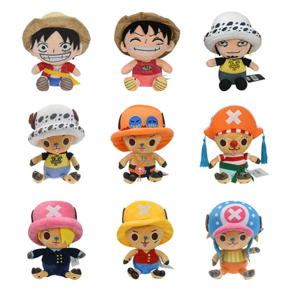 Monkey·D·Luffy Trafalgar D Water Law Tony Tony Chopper Luffy Plush Toy, Peluche Dolls Stuffed Figure for Kids Gift Beauty World Shop