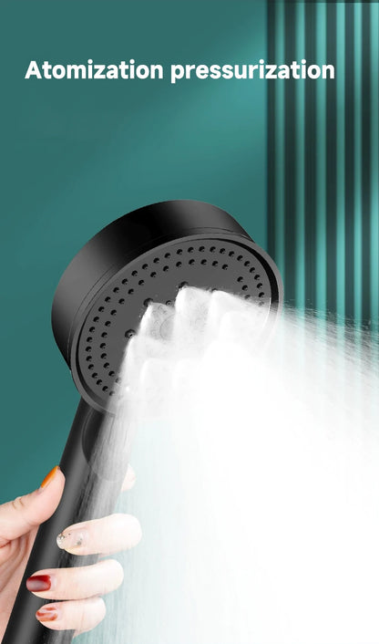 5 Modes Pressure Boost Shower Head Multifunction Adjustable Large Water Shower Nozzle Massage Bathroom Accessory Beauty World Shop