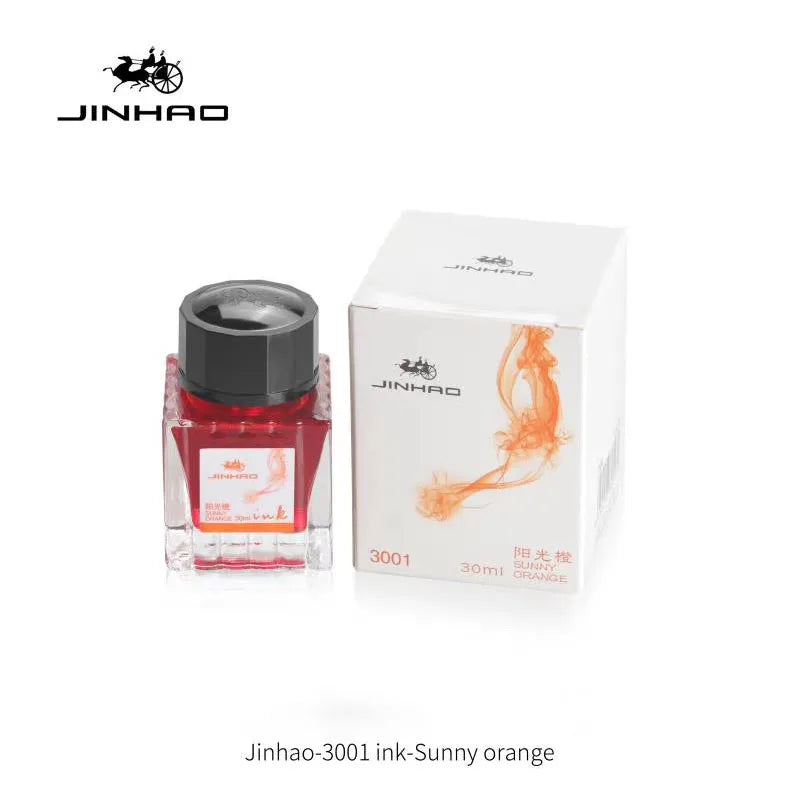 JINHAO 30ml Fountain Pen Ink Non-carbon Cartridge Refill Glass Bottled Fountain Pen Ink Stationery Office School Supplies Beauty World Shop