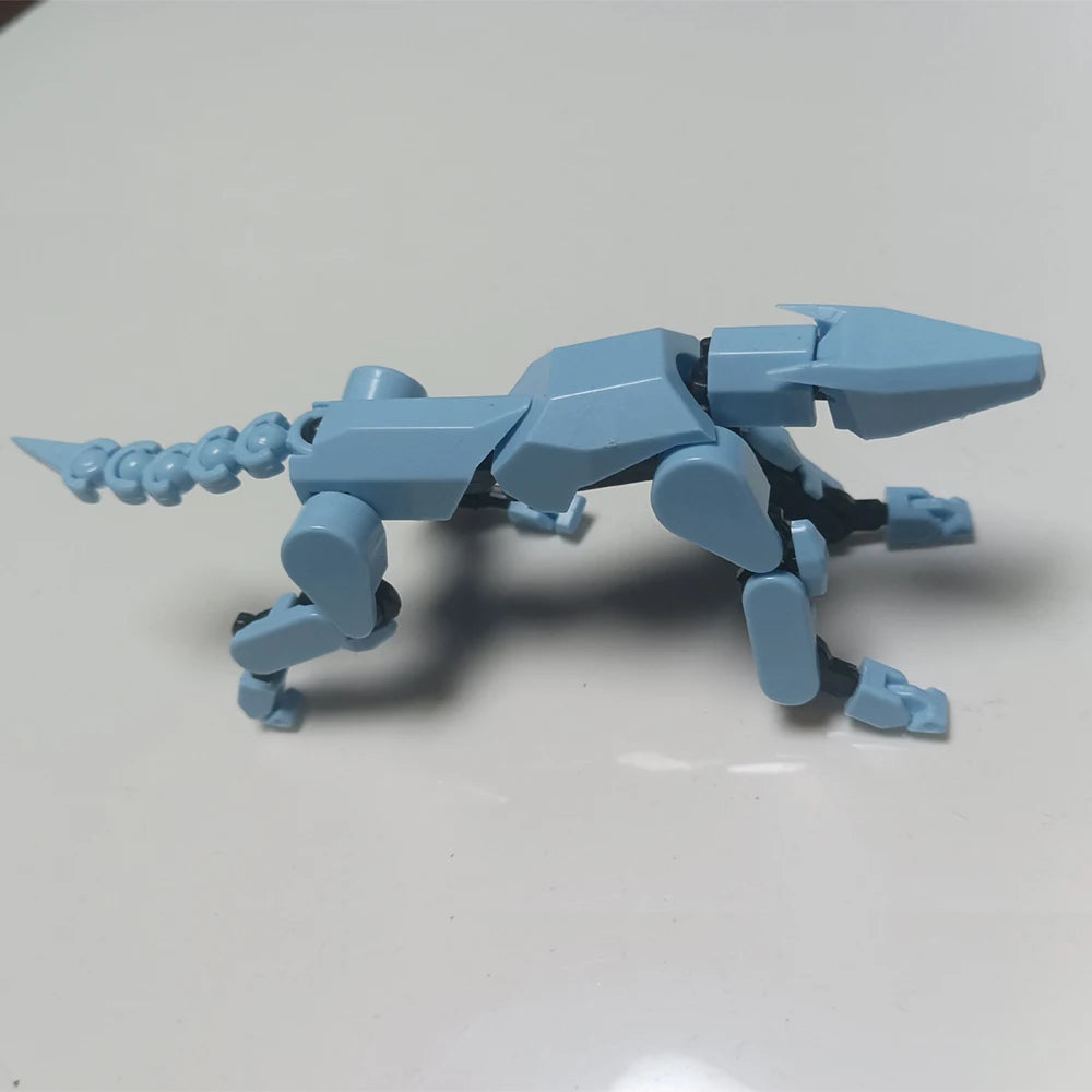 3D Multi-Jointed Movable Shapeshift Robot Joint Dog Creative Printed Mannequin Dummy Action Model Doll Toys for Children's Gifts Beauty World Shop