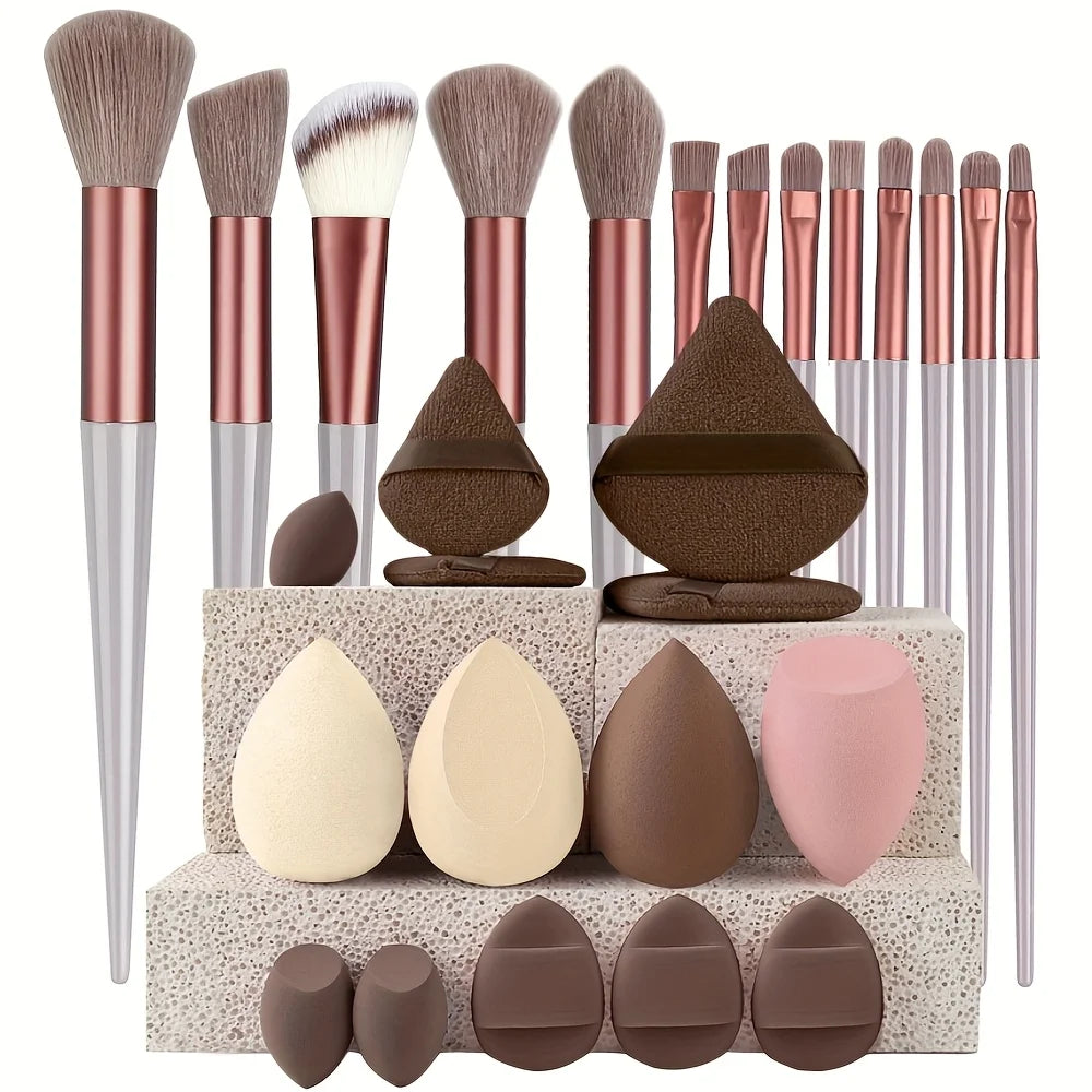 Makeup Brushes 8-29Pcs Makeup Kit Professional Women Cosmetic Soft Powder Brush Eyeshadow Foundation Full Set Travel Beauty Tool Beauty World Shop