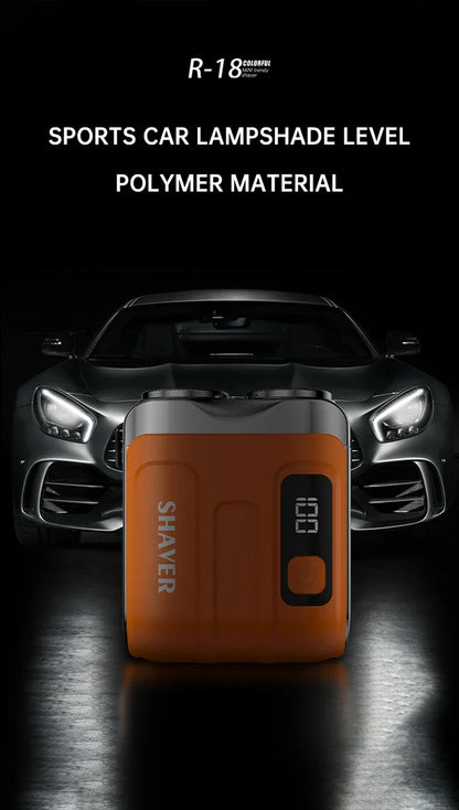 Mini Electric Smart Shaver Household Car Shaver Digital Display Dual Blade Rechargeable Shaver Powerful Beard Trimmer Tool Beauty World Shop