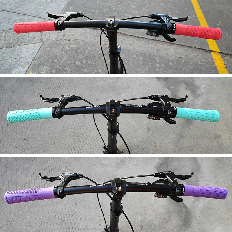 ODI Bicycle Handlebar Grip Lock On Mountain Bike Grip Soft Rubber MTB Cuffs 22.2mm Bicycle Handle Cover Non-slip Bike Handle Beauty World Shop