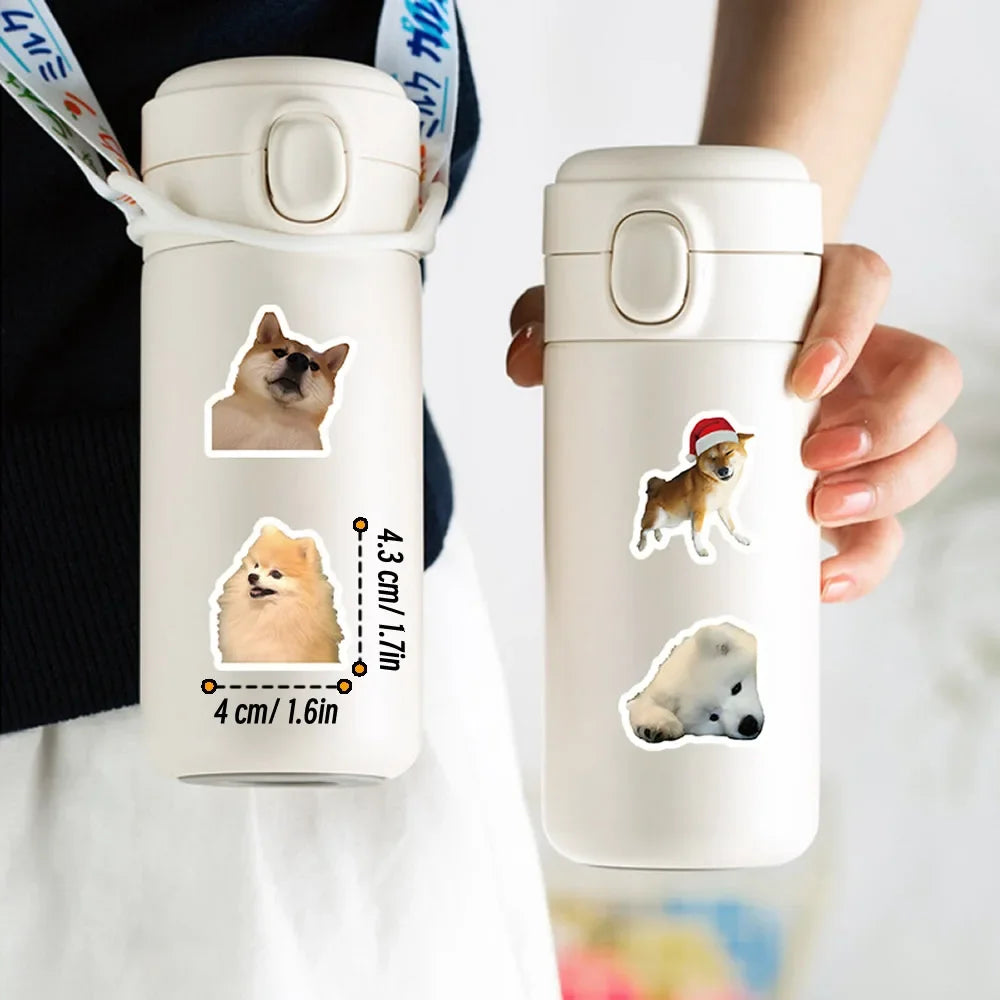 10/50/100pcs Funny Dog Stickers Cartoon Cute Decals Toy Stationery Guitar Phone Bicycle Laptop Luggage Car Graffiti Kids Sticker Beauty World Shop