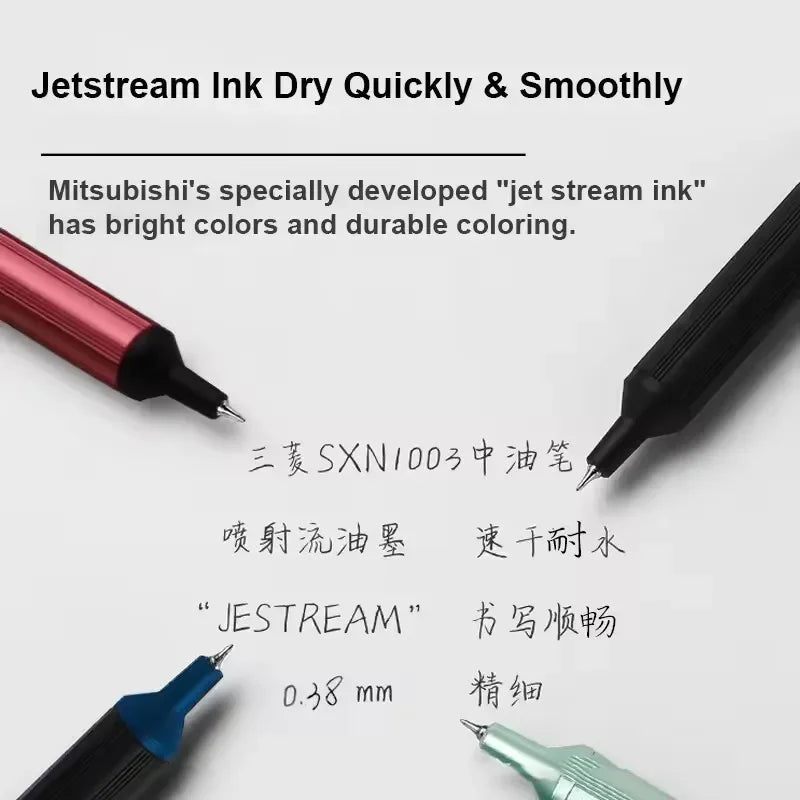 Uni SXN-1003 JETSTREAM EDGE Ballpoint Pens Ultra-fine Luxury Men's Pen, Small-word Annotations Fine Writing Japanese Stationery Beauty World Shop