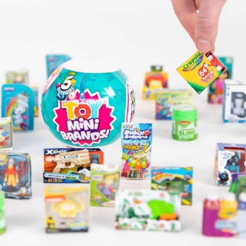 Disney 5 Surprise Capsule Toys Mini Brands Series Cartoon Figures Mystery Blind Box Fashion Surprise Ball Collectible Toys Beauty World Shop