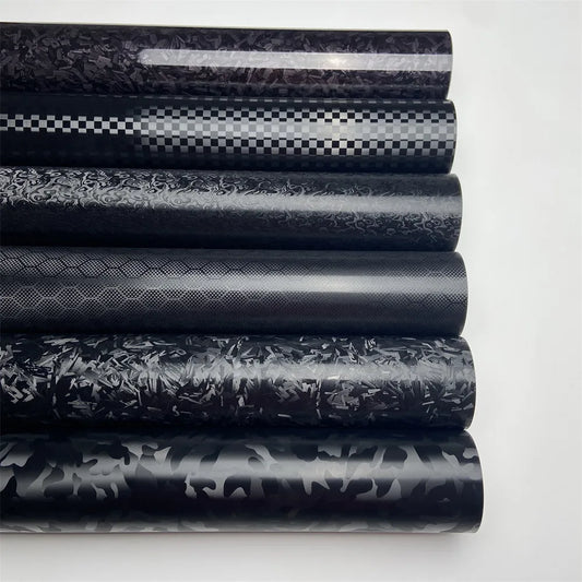 Premium Black Forged Carbon Fiber Vinyl Car Body Wrap Film For Vehicle Motorcycle Hex Cosmic Diamond Carbon Vinyl Protector Film Beauty World Shop