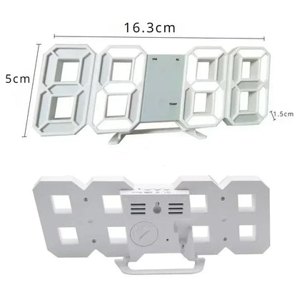 Digital Wall Clock Desk Watches Electronic Alarm Modern Home Decoration for Bedroom Decor Interior Led Table Clocks Living Room Beauty World Shop