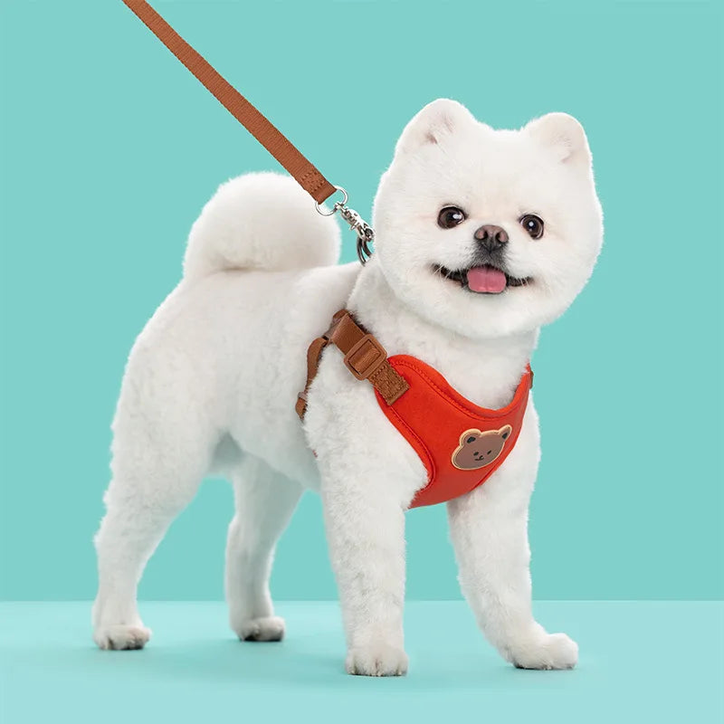 Pet Dog Harness Leash Set Small Medium Dog Cat Vest Breathable Puppy Chest Strap French Bulldog Chihuahua Harness Pet Supplies Beauty World Shop
