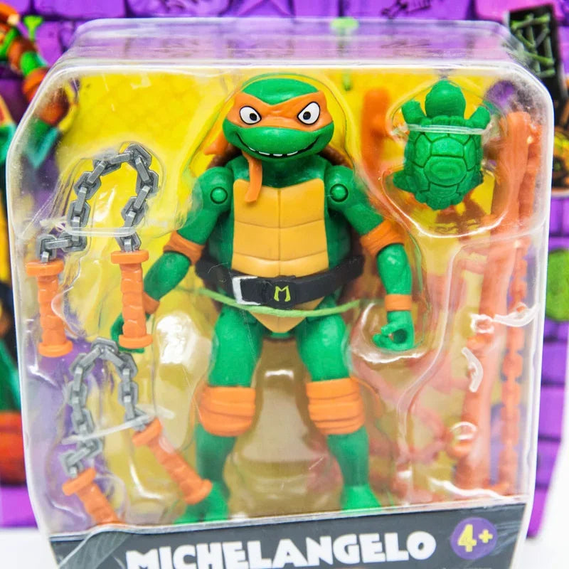 Teenage Mutant Ninja Turtles Action Figures Raphael Michelangelo Joint Movable Table Ornament Collectible Kids Birthday Gifts Beauty World Shop