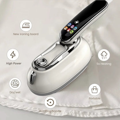 Handheld Vertical Steam Iron Clothing Plate Makeup Iron for Clothes Voor Mini Ironing Machine Portable Travel Garment Steamer Beauty World Shop