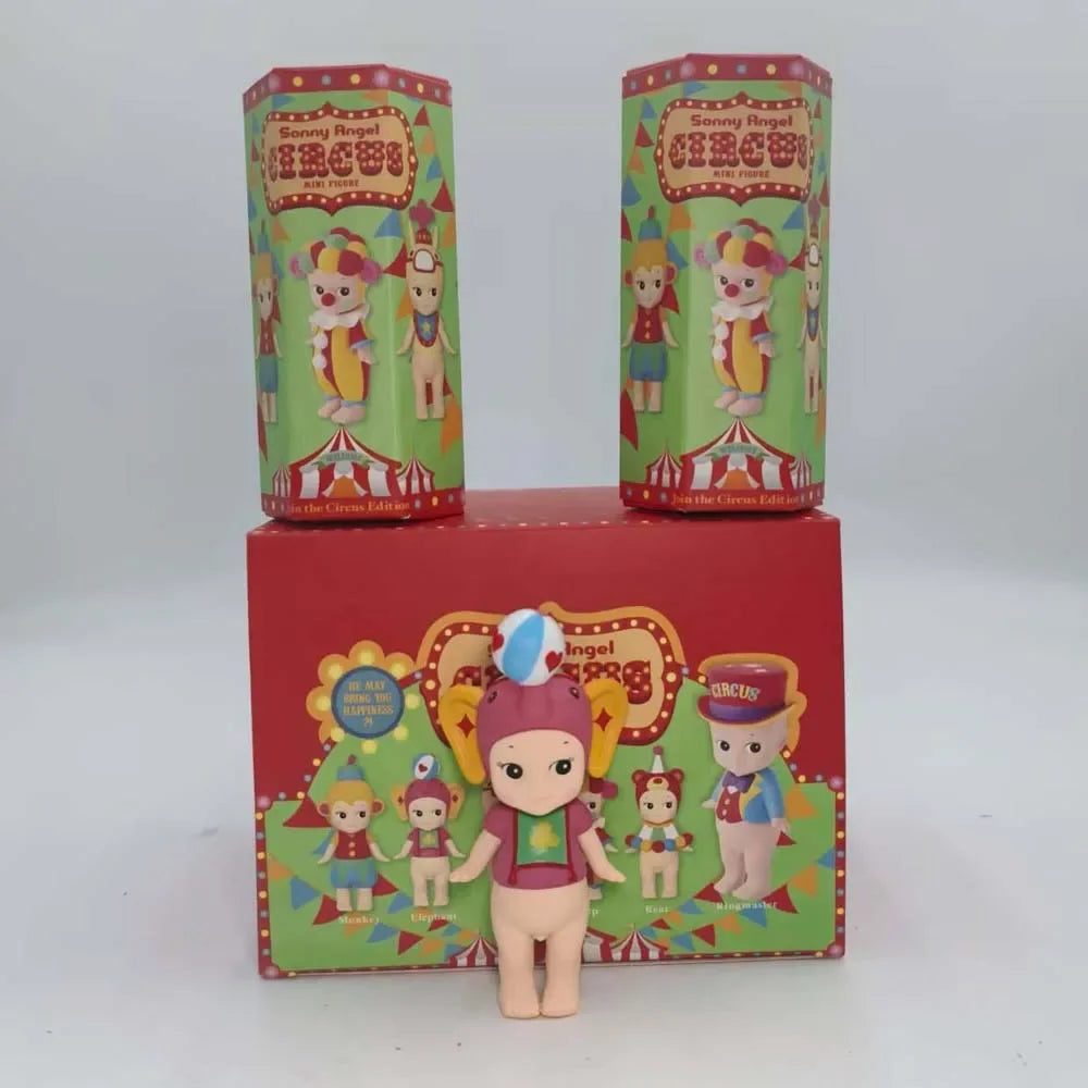 Sonny Angel Circus Series Blind box Action Figures Cute Mysterious Surprise Toy Anime Model Doll Child Christmas Gift Beauty World Shop