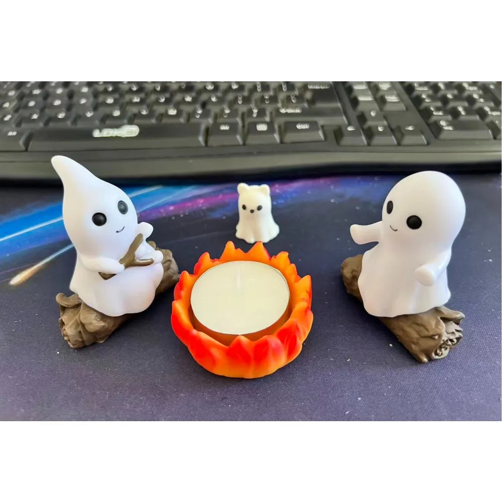 1 Set Halloween Ghost Campfire Decor Spooky Outdoor Party Haunted House Props Scary Backyard Scene Gathering Decoration Gift Beauty World Shop