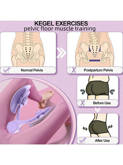 Kegel Pelvic Floor Muscle Trainer - Pink, Fit for Thigh Muscle Training, Home Gym Fitness Equipment for Women Beauty World Shop