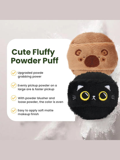 Female Makeup Blender Cosmetic Puff Powder Cute Cartoon Puff Portable Soft Cosmetic Puff Women Make up Tools Kawaii Makeup Beauty World Shop